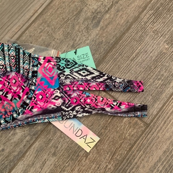 NWT Abbie Double Strap Bikini Top Bra Sized - Picture 5 of 10